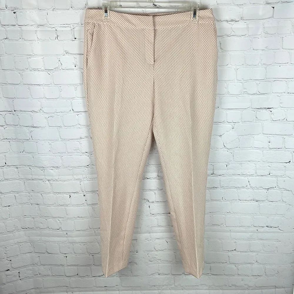Jasmine & Julianna Pale Pink w/Black Polka Dot Pants Size 8